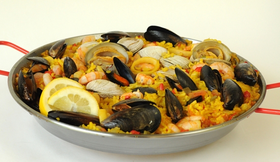 Receta de paella gourmet para dos 1 Paella de Mariscos